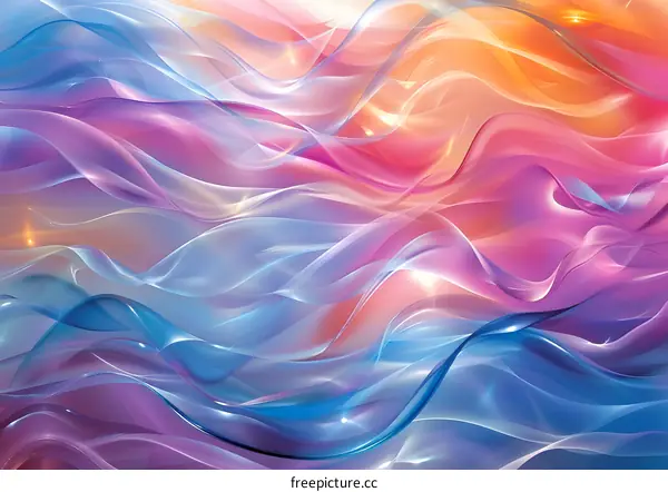 Colorful abstract waves background