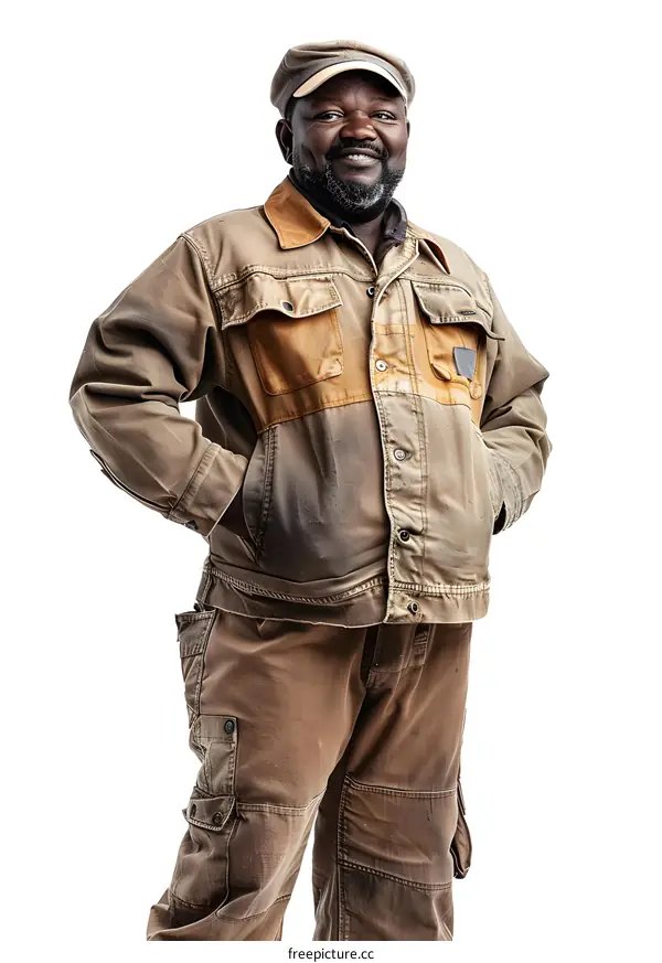 Portrait of a confident African worker
