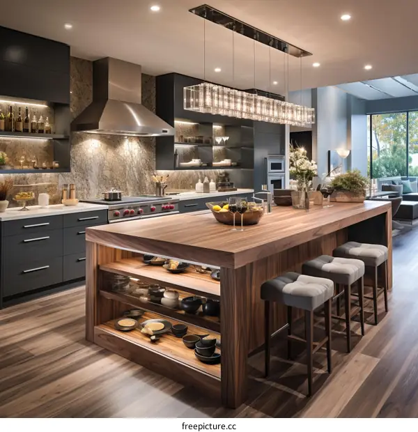 Walnut Island Residence Kitchen