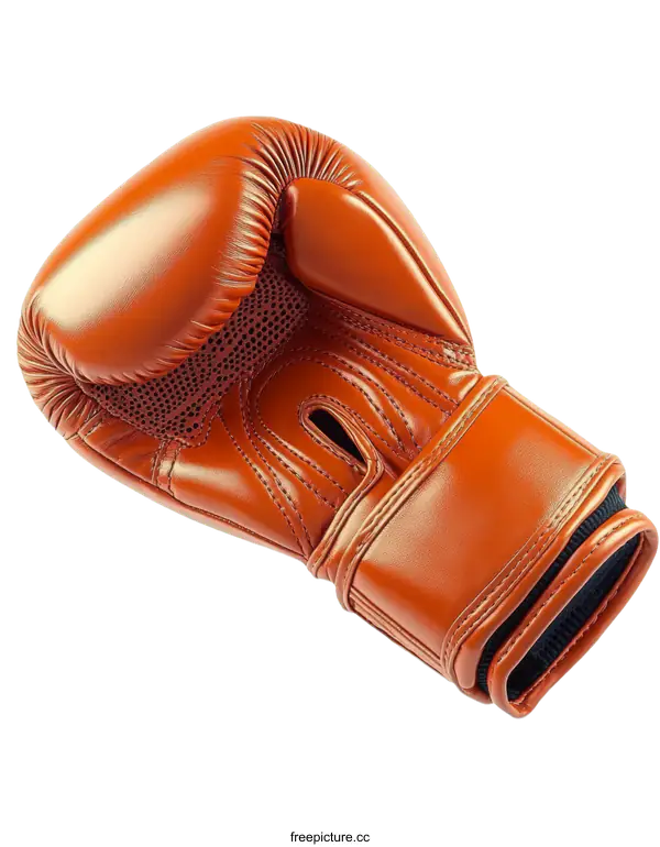 [Transparent Background PNG]Orange Leather Boxing Gloves