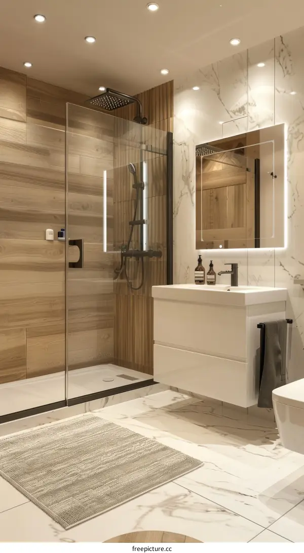 Bathroom Design in Nordic Style