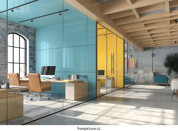Modern Open-Plan Office Interior Design