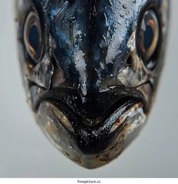 Close Up Fish Head