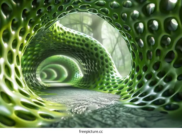Surreal Organic Tunnel