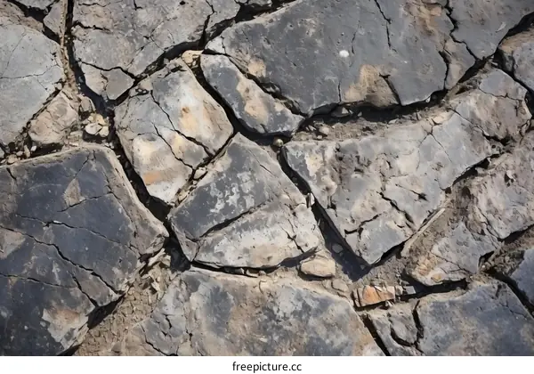 Cracked dry mud texture background