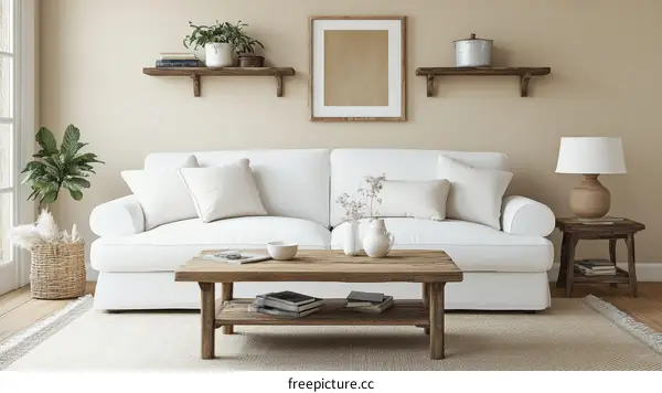 Rustic Living Room Interior Design