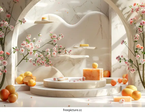 Simple Marble Texture Background for Design Projects