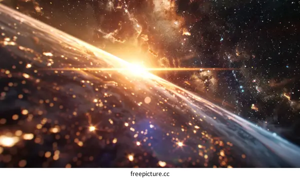 The Glowing Earth from Space