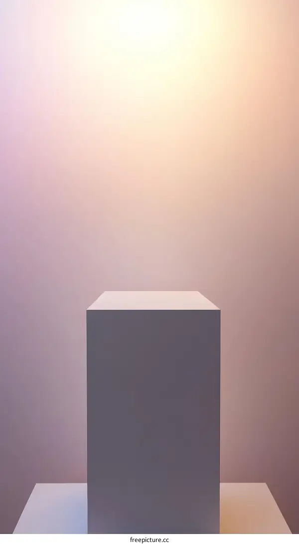 Abstract Cube Display Platform