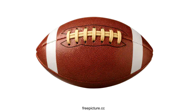 [Transparent Background PNG]American Football Ball on White Background