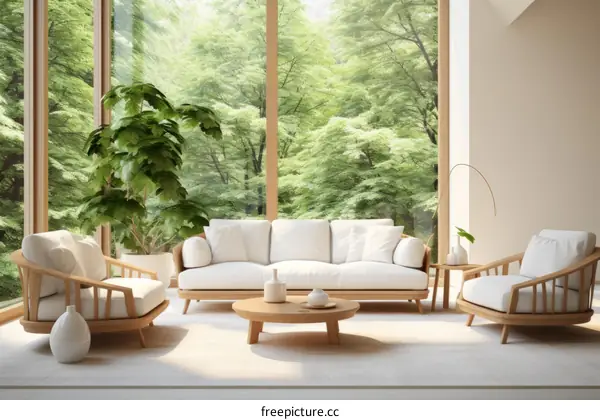 The Beauty of Nature Captured Through a Living Room Window