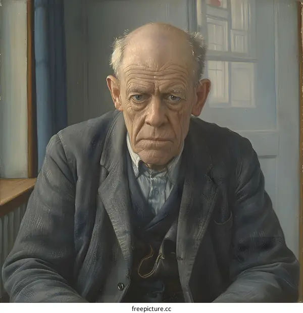 Portrait of an elderly man