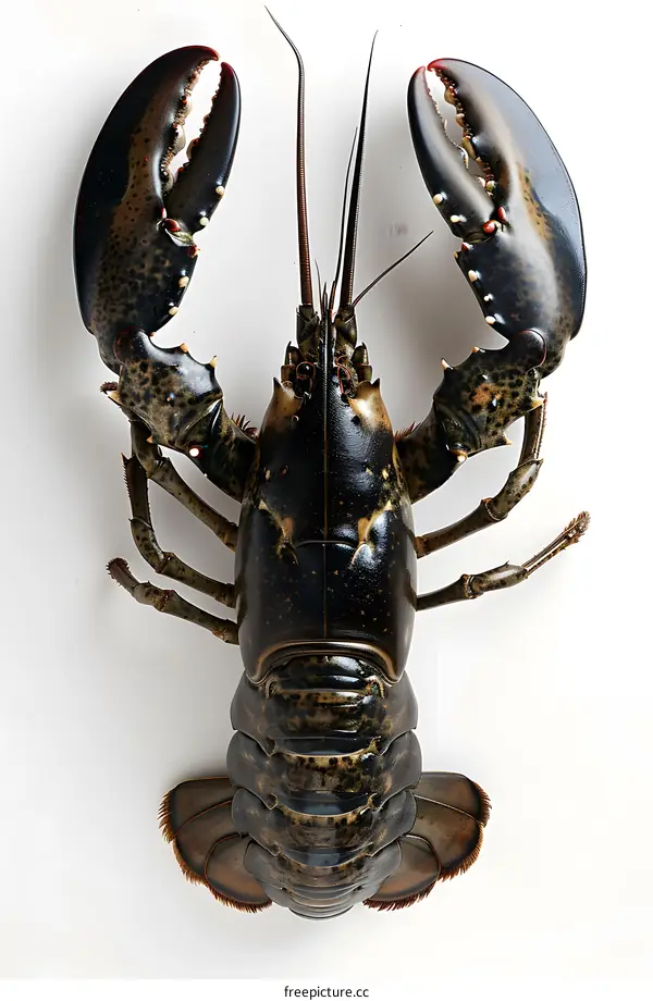 Lobster on white background