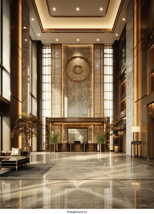 Luxury Hotel Lobby Interior Design