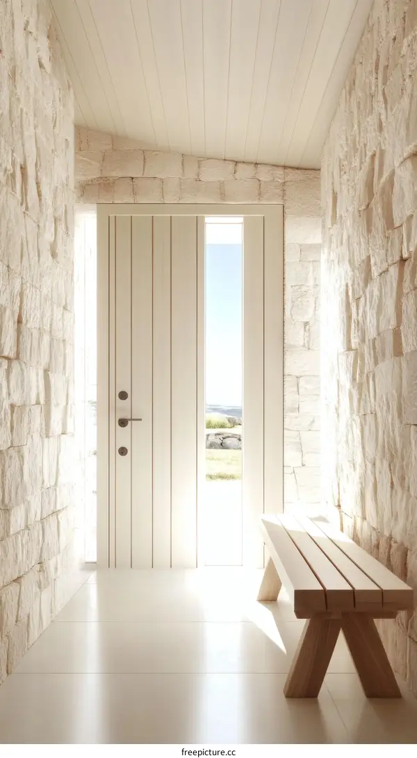 Modern Minimalist Entryway Design