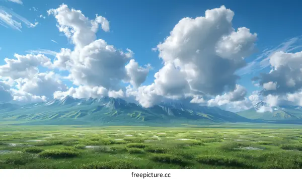 Amazing Grassland Landscape