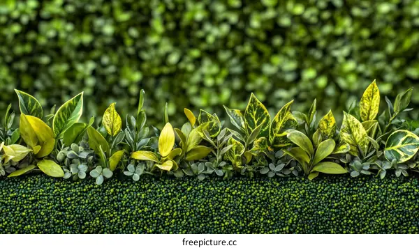 Green Plants Border Design