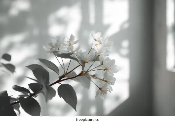 Delicate Spring Blossoms in Soft Light