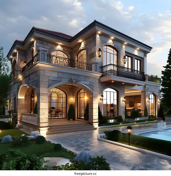 Luxury villa with pool