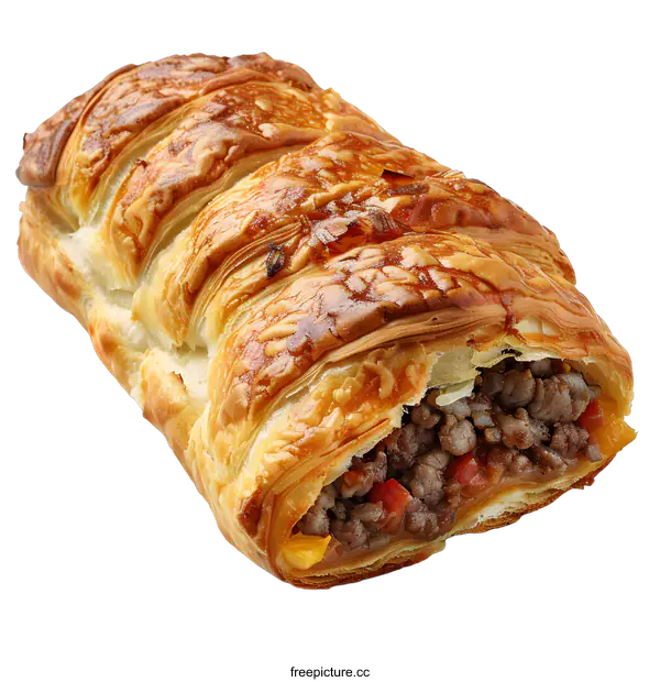 [Transparent Background PNG]Delicious Homemade Beef Pastry