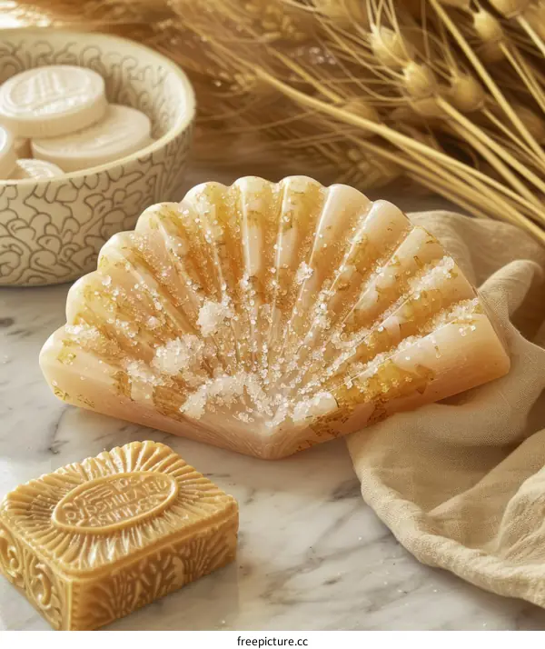 Handmade Seashell Soap: Organic & Luxurious