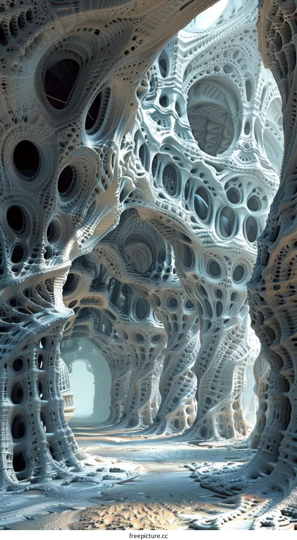 Surreal Organic Architecture Structure