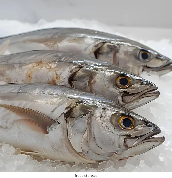 Fresh Fish on Ice at the Market