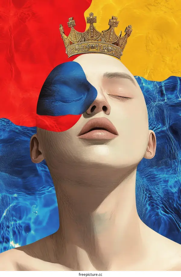 A Colorful Queenly Illustration