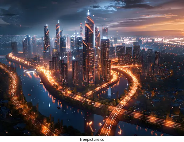 Science fiction city