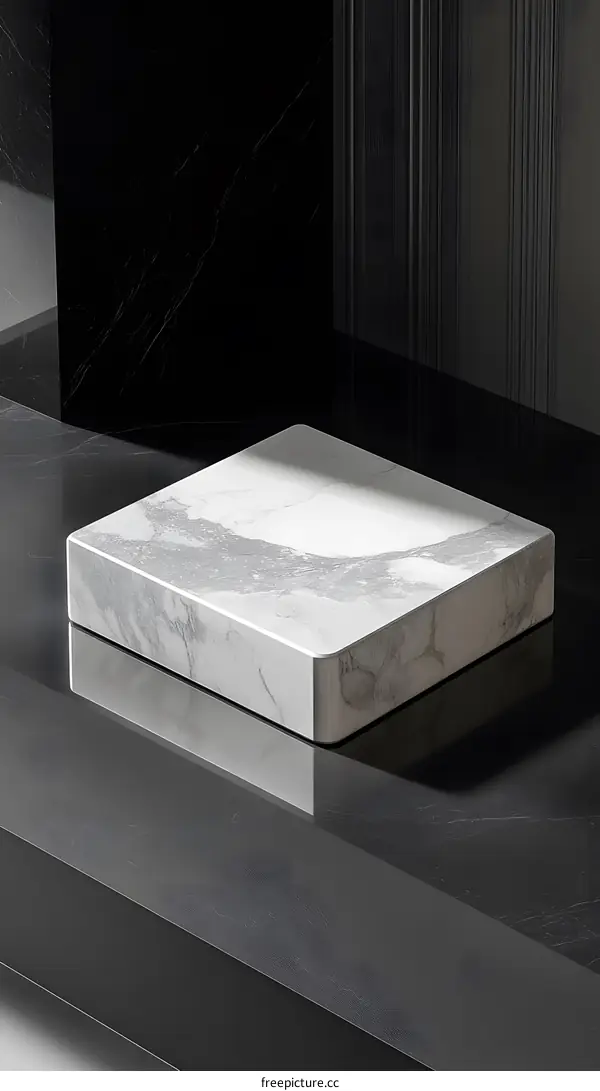 Marble Platform Product Display Mockup Background