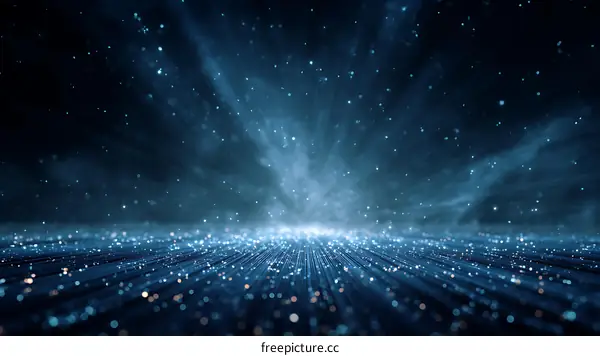 Abstract Sparkle Light Blue Background