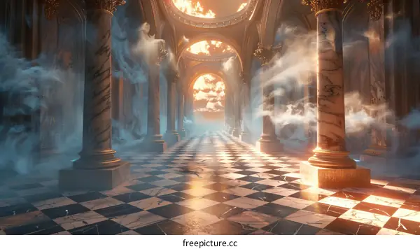 Surreal Art Nouveau Architecture: Hall of Dreams