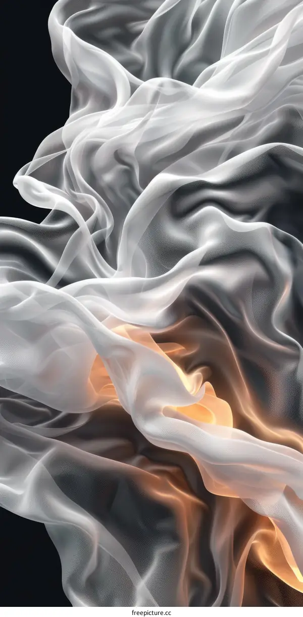 Abstract Flowing Fabric Texture Design