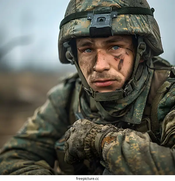 Portrait of a soldier