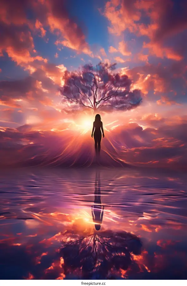 Nature's Embrace: A Surreal Paradise