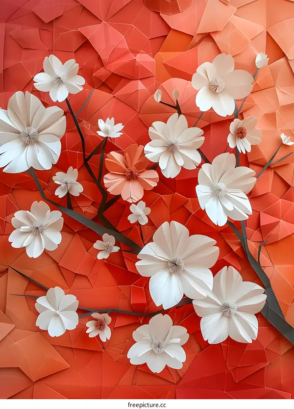 Origami Cherry Blossoms
