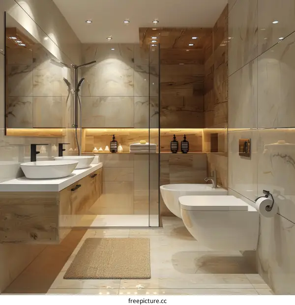 Modern Stylish Luxury Bathroom Design
