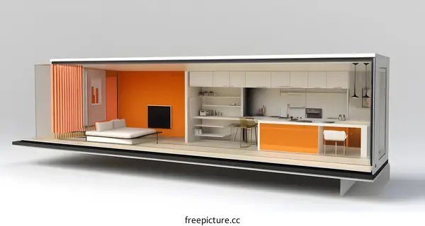 Modern Interior Design of a Small Apartment