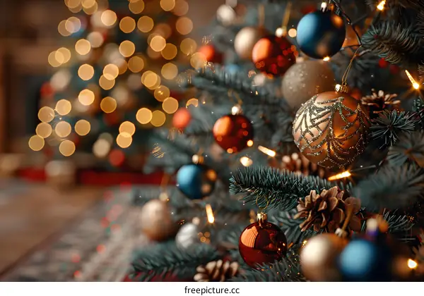 Christmas tree with ornaments