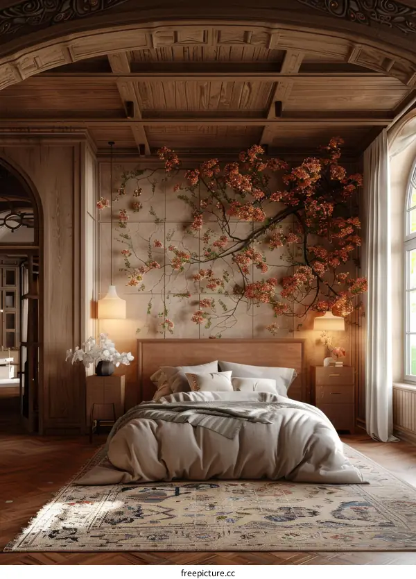 Elegant Rustic Bedroom Interior Design