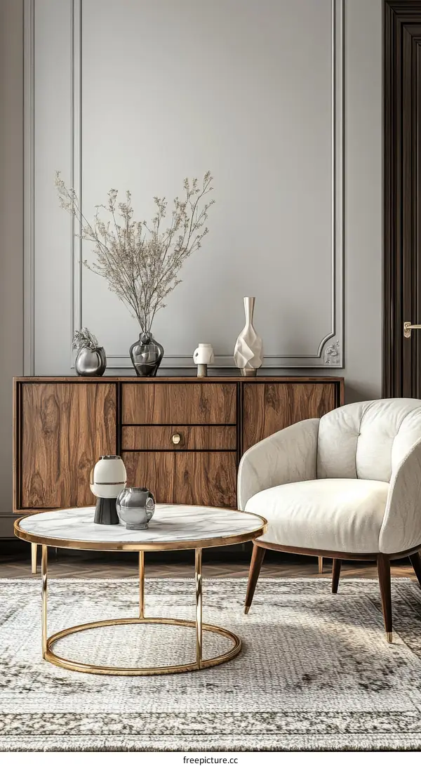 Modern Elegant Living Room Interior Design