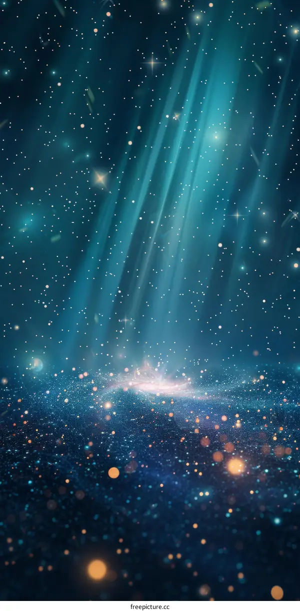 Brilliance Bursting from the Starlit Sky