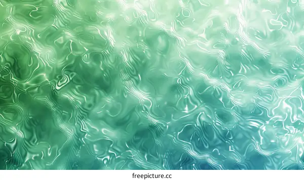 Colorful 3D Wavy Surface with Glossy Texture