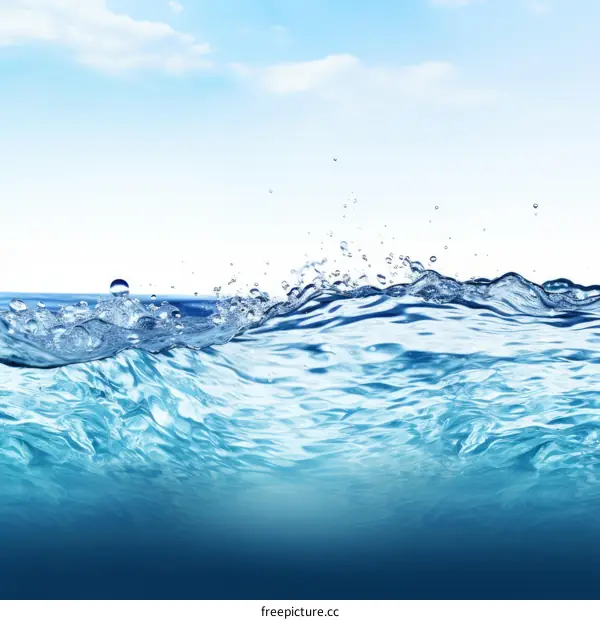 Water Splash on the Surface