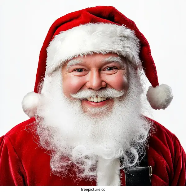 Santa Claus Portrait Close Up