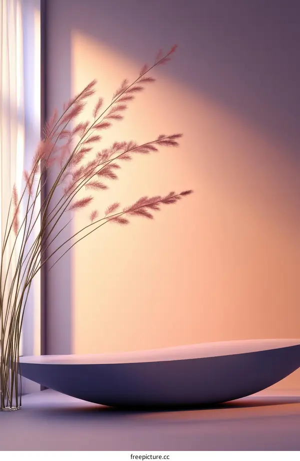 Modern Minimalist Empty Display Background