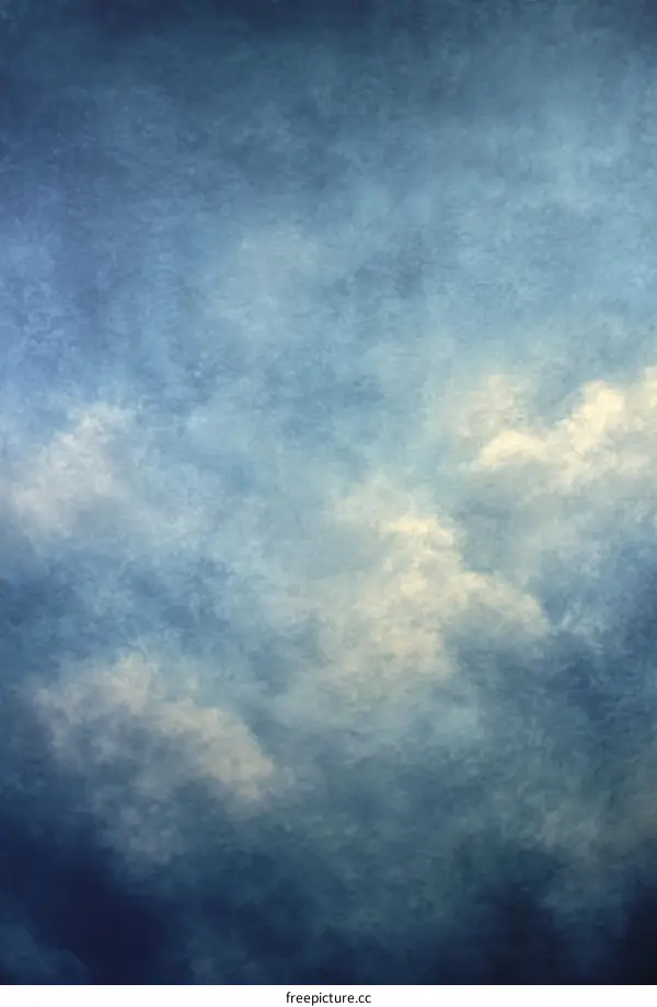 Abstract Cloudy Sky Background Design