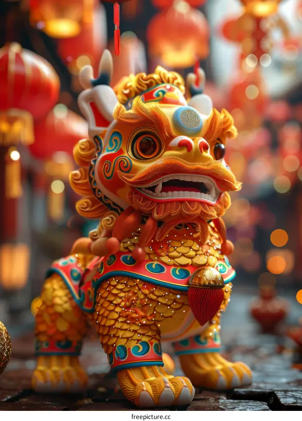 Lion dance to celebrate Lantern Festival