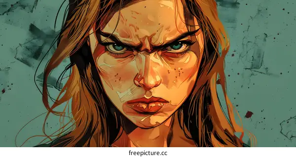 Portrait of a determined young woman