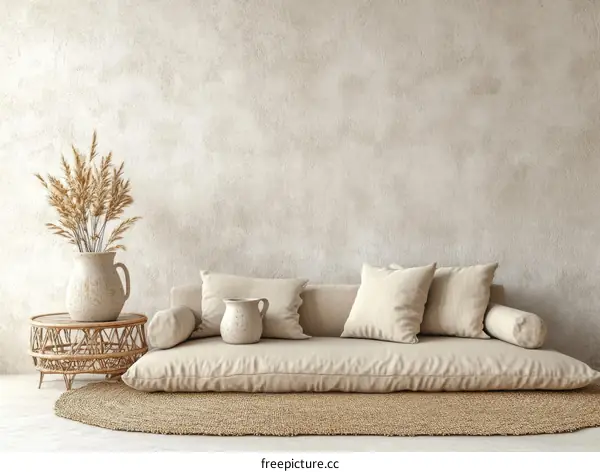 Bohemian Living Room Interior Design